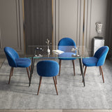 Everest 5 - Piece Dining Set, Blue/Green/Grey