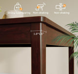 INO Design 5-Piece Dining Set of 4 - Sleek Mid-Century Modern Table & Chair Ensemble for Home or Apartment, Includes 4 Chairs with Cushioned Seats & Backrests, Crafted with Wooden Frame - Beige