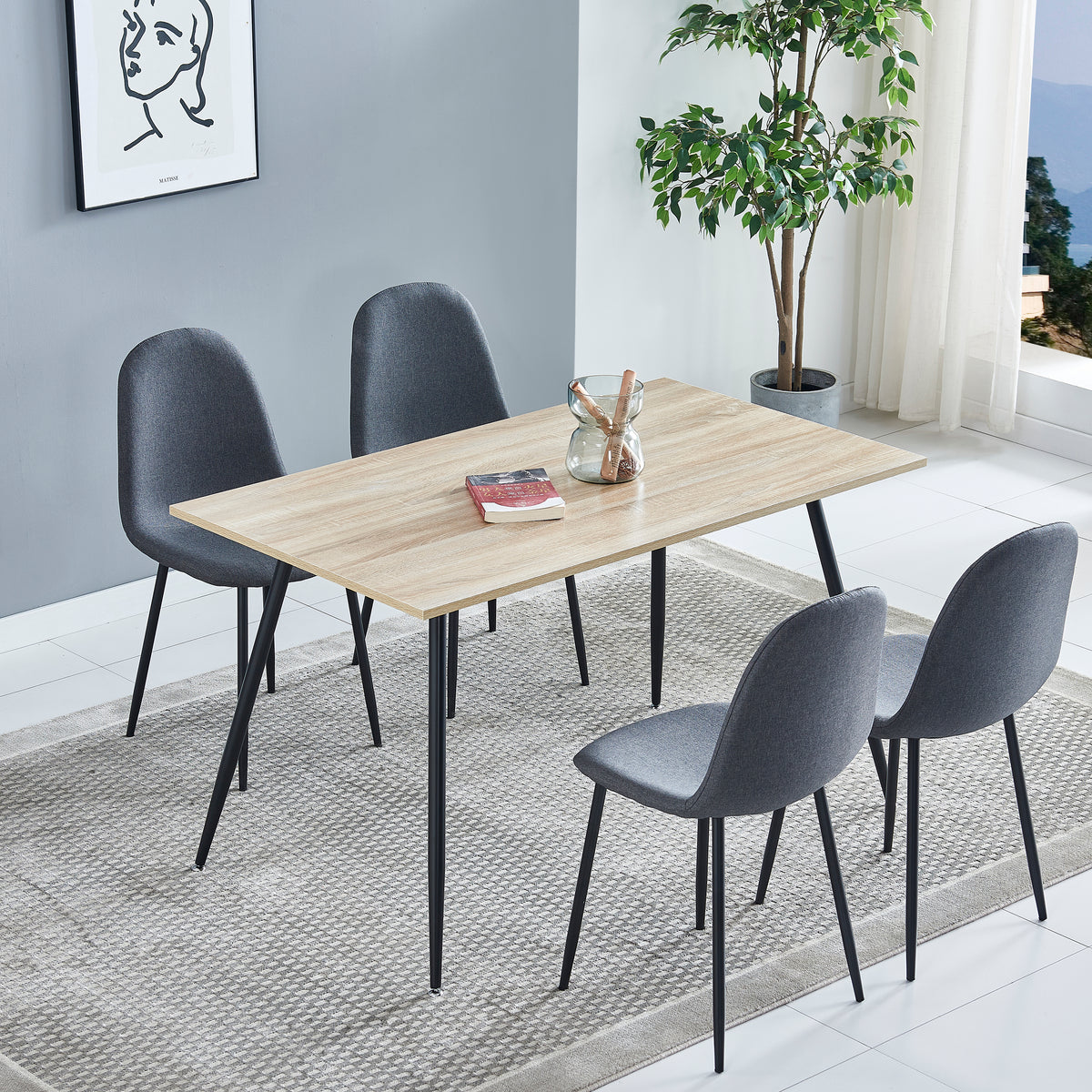 Lavenia 5 piece online dining set