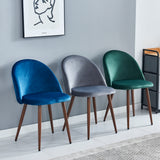 Kelise 4 - Person Dining Set, Blue/Green/Gray