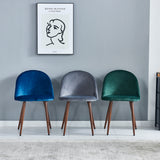 Kelise 4 - Person Dining Set, Blue/Green/Gray