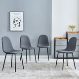 Evant 4 - Person Dining Set, Grey