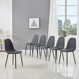 Upholstered Dining Chair 1 PCS | Grey
