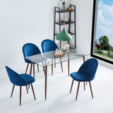 Everest 5 - Person Dining Set, Blue/Green/Grey