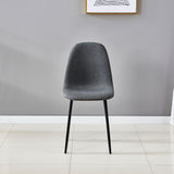 Upholstered Dining Chair 1 PCS | Grey