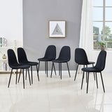 Upholstered Dining Chair 1PCS | Black