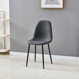 Upholstered Dining Chair 1 PCS | Grey