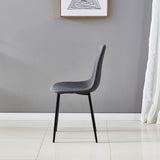 Upholstered Dining Chair 1 PCS | Grey
