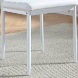 Akinyemi Side Chair, White (Single Chair)