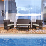 Rylen 4 - Person Seating Group with Cushions, White