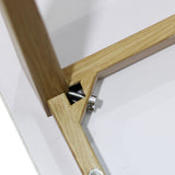 Hariette 51.1'' Whtie Wood Dining Table