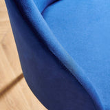 Weller Velvet Side Chair(Set of 2), Dark Blue