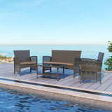 Rylen 4 - Person Seating Group with Cushions, Gray