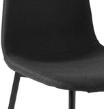 Traverso Side Chair (Set of 4), Black - Openbox
