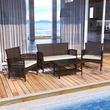 Rylen 4 - Person Seating Group with Cushions, White