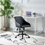 Taranjeet Contemporary Task Chair, Black