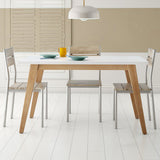 Hariette 51.1'' Whtie Wood Dining Table