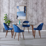 Everest 5 - Person Dining Set, Blue/Green/Grey