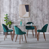 Everest 5 - Person Dining Set, Blue/Green/Grey