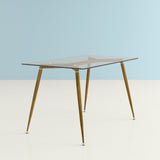 Jylan 51.1'' Glass Dining Table