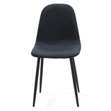 Traverso Side Chair (Set of 4), Black