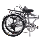 UnYOUsual Portable Lightweight Steelframe Folding Bike - Silver