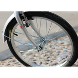 UnYOUsual Portable Lightweight Steelframe Folding Bike - Silver