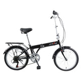 UnYOUsual Portable Lightweight Steelframe Folding Bike - Black (Limit Color)