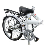 UnYOUsual Portable Lightweight Steelframe Folding Bike - White