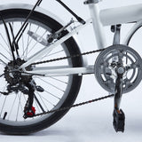 UnYOUsual Portable Lightweight Steelframe Folding Bike - White