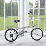 UnYOUsual Portable Lightweight Steelframe Folding Bike - White