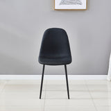 Upholstered Dining Chair 1PCS | Black