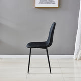 Upholstered Dining Chair 1PCS | Black