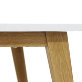 Hariette 51.1'' Whtie Wood Dining Table