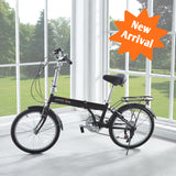 UnYOUsual Portable Lightweight Steelframe Folding Bike - Black (Limit Color)