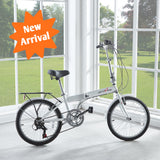 UnYOUsual Portable Lightweight Steelframe Folding Bike - White