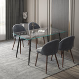 Everest 5 - Piece Dining Set, Blue/Green/Grey