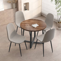 Traverso Side Chair (Set of 4), Light Grey (Chair Only)