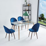 Lastrup 5 - Piece Trestle Dining Set