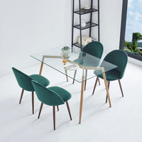 Lastrup 5 - Piece Trestle Dining Set