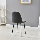 Upholstered Dining Chair 1 PCS | Grey