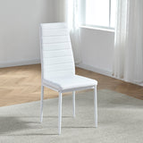 Akinyemi Side Chair, White (Single Chair)