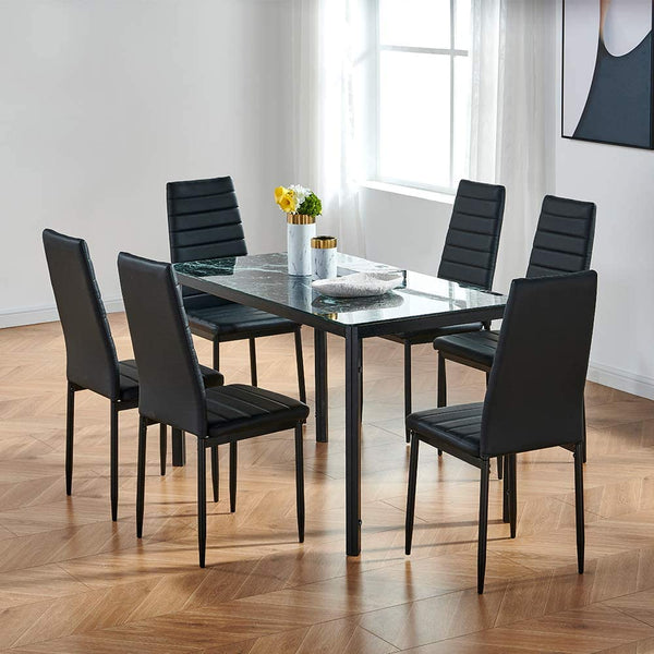 Renick 6 - Person Dining Set, Marble