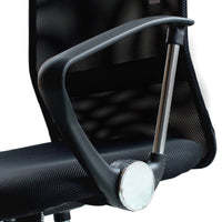 Modern Mid Back Medium Adjustable Office Chair With Arms - Black