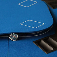 3 in 1 Folding Black Face Poker Table Top for Blackjack & Craps & Casino Game