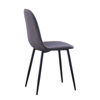 Charlotte | Upholstered Dining Chair | Grey-Dining Chair-IDS Home USA