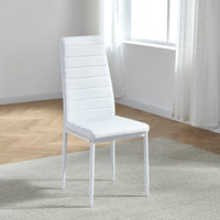 OPEN BOX - 6PCS White Dining Side Chairs