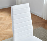 OPEN BOX - 6PCS White Dining Side Chairs