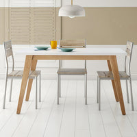 Hariette 51.1'' Whtie Wood Dining Table