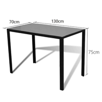 Reiner 51.18'' Dining Table, Black
